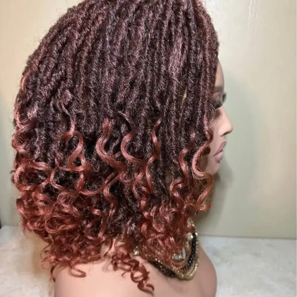 NEW 1B/350 Soft Dreadlock Headband Twist Wig